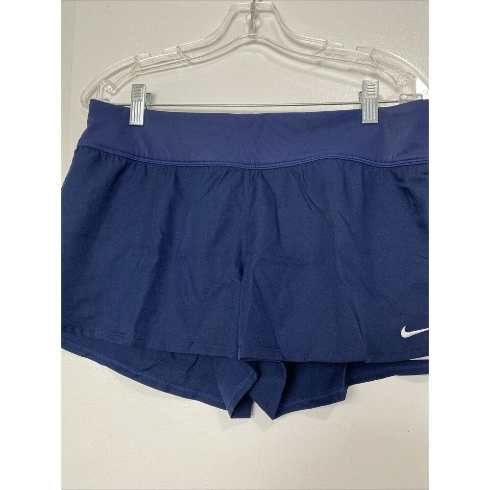 Nike Sports Shorts Swim Board Size L Midnight Navy Blue Women’s Pull On